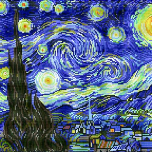 Diamond Dotz Diamond Kit DD7-9 Stary Night (Van Gogh) 58x48cm