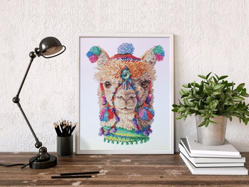 Diamond Dotz Diamond Kit DD10-11 Mystic Unicorn 51x41cm