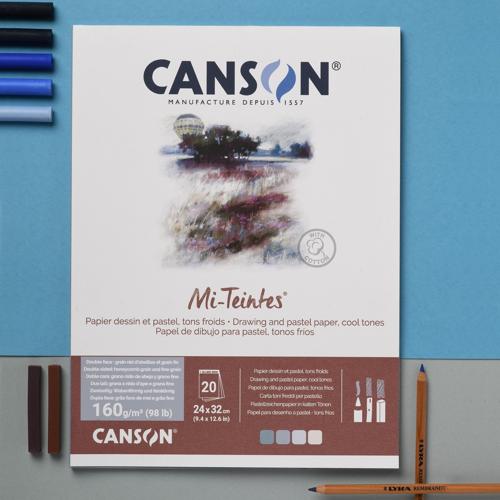 Canson Mi-Teintes Pads Brown Tones 24 X 32cm 20sht