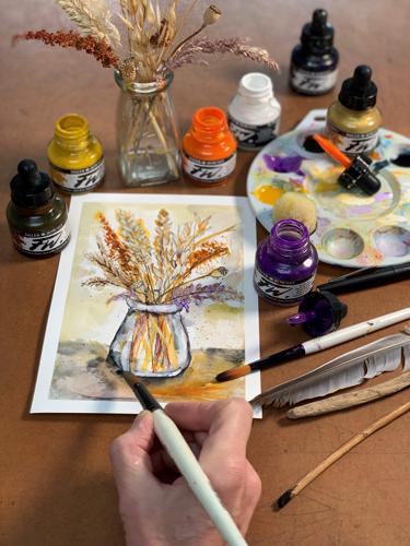 Daler Rowney FW Acrylic Ink 29.5ml Lemon Yellow