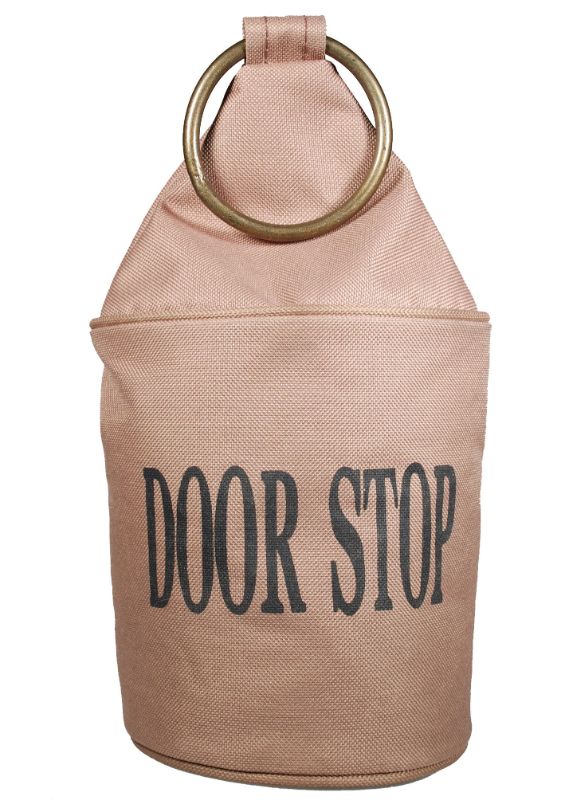 Doorstop Bag W/Ring - Fabric (13 x 28cm)