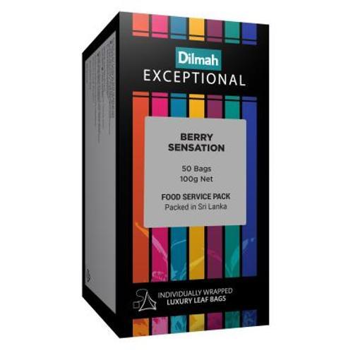 Berry Sensation Ceylon Tea Pyramid Bags Dilmah 50 Pack