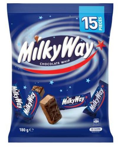 Milky Way Fun Size Milk Chocolate Bars Share Pack 180g