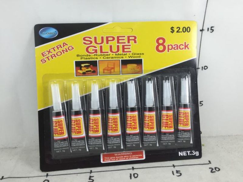 Extra Strong Super Glue - 8pcs (12 Packs)