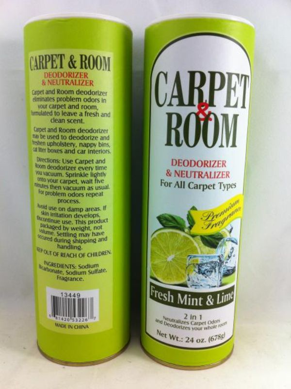 Carpet Powder - Fresh Mint & Lime 678g (Set of 12)