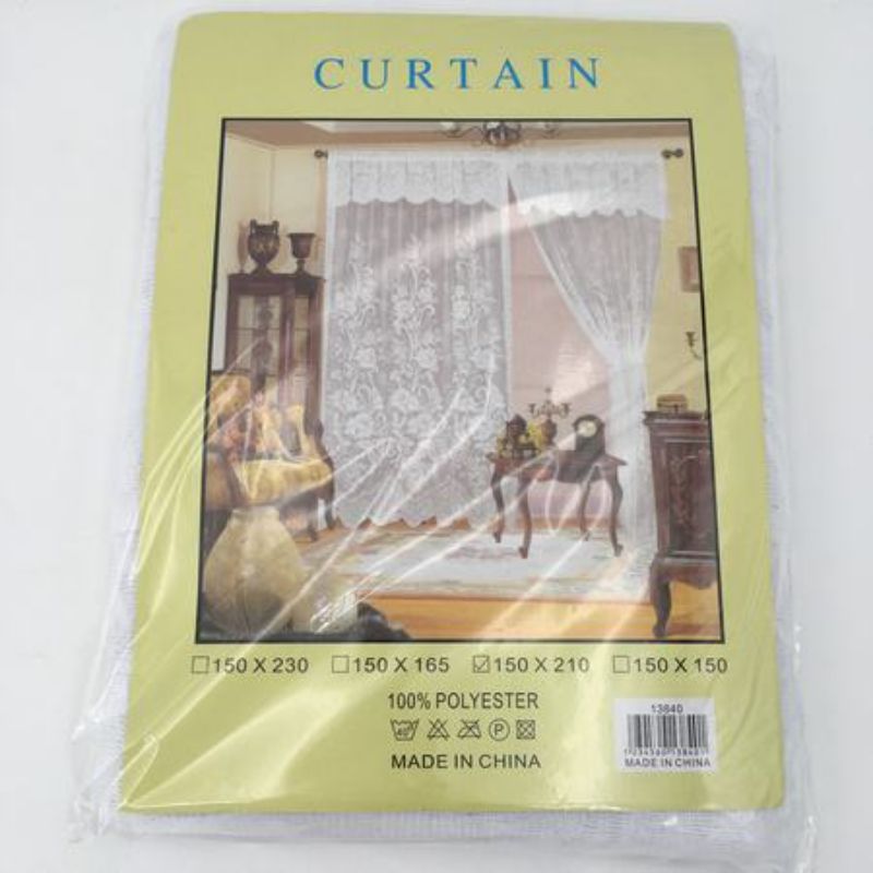 Curtain - White 2.10m (6 Units)