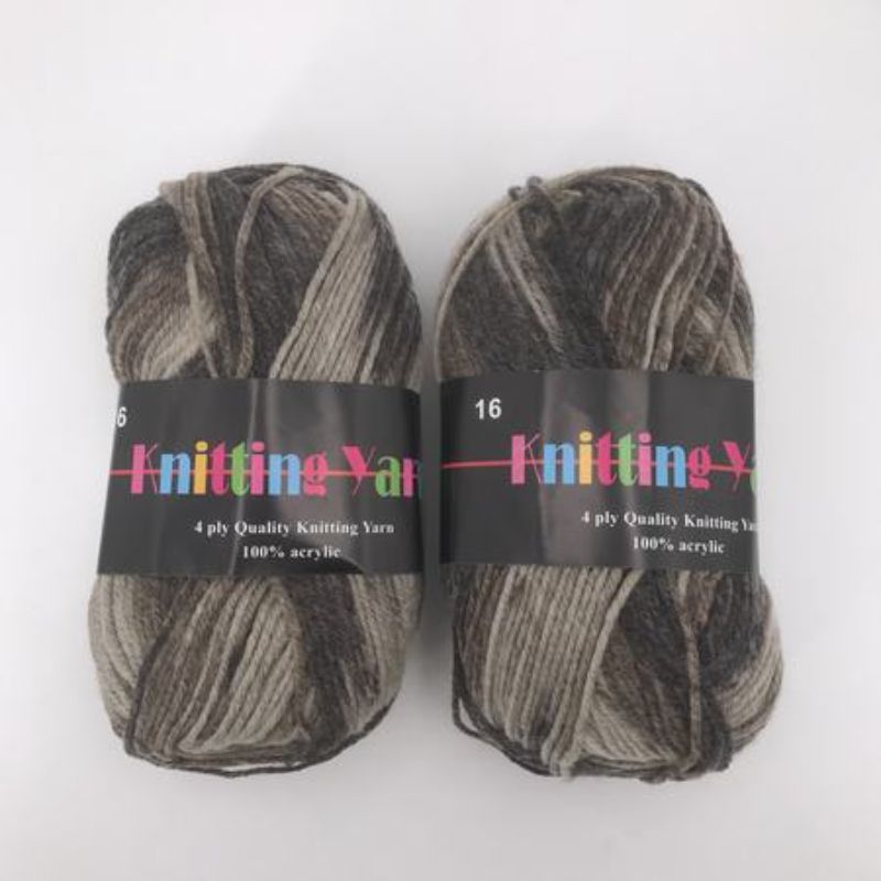 Knitting Yarn - Mix #16 100g (6pcs)