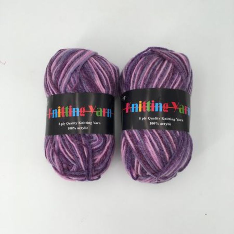 Knitting Yarn - Mix #17 100g (6pcs)