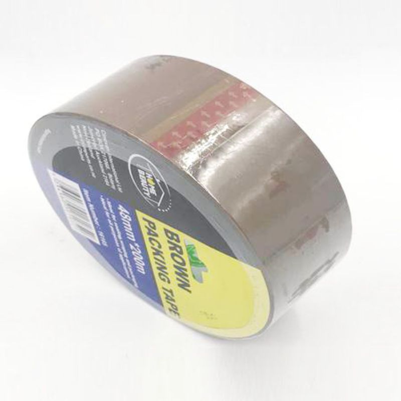 BROWN PACKING TAPE - 48mm x 200M (Set of 6)