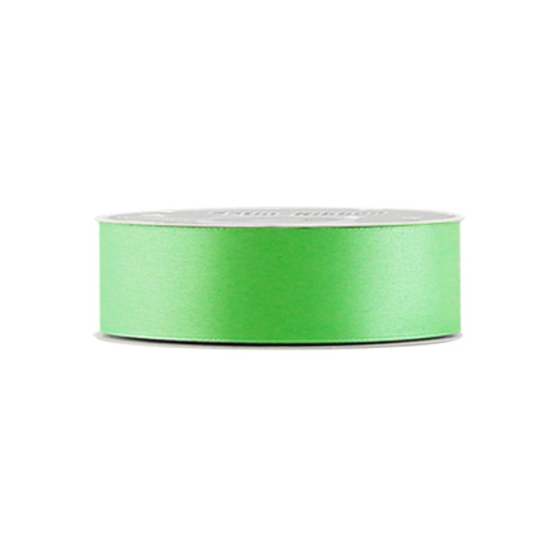 Satin Ribbon - Grass Green 2cm x 21 Yard (Set of 6)