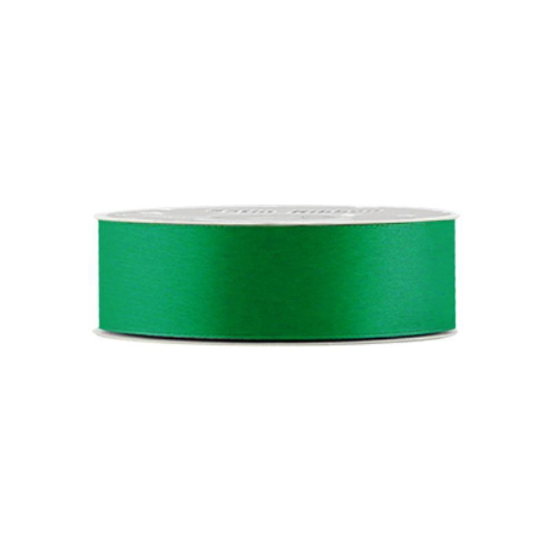 Satin Ribbon - Dark Grass 2cm x 21 Yard (Set of 5)