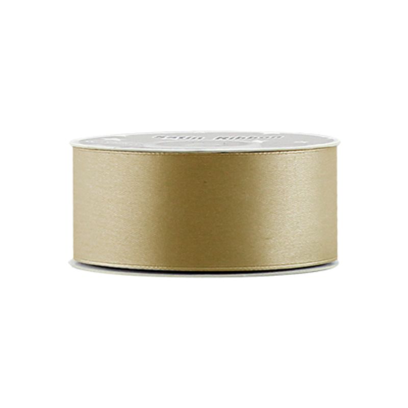 Satin Ribbon - Dark Yellow 2.5cm x 21 Yard (Set of 5)