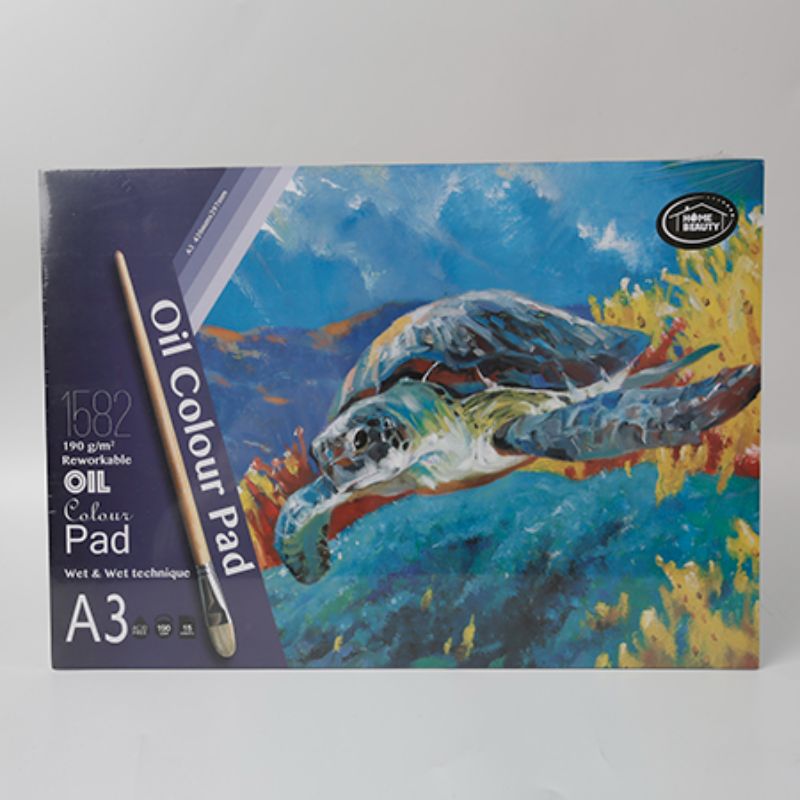 A3 Oil Colour Pad - 190g 15 Sheets (Set of 12)