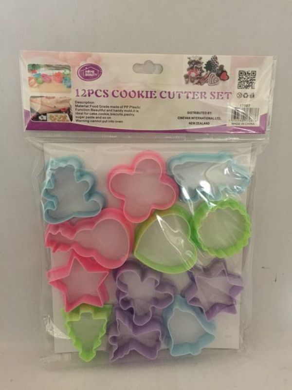 Cookie Cutters - 12pcs (12 Packs)