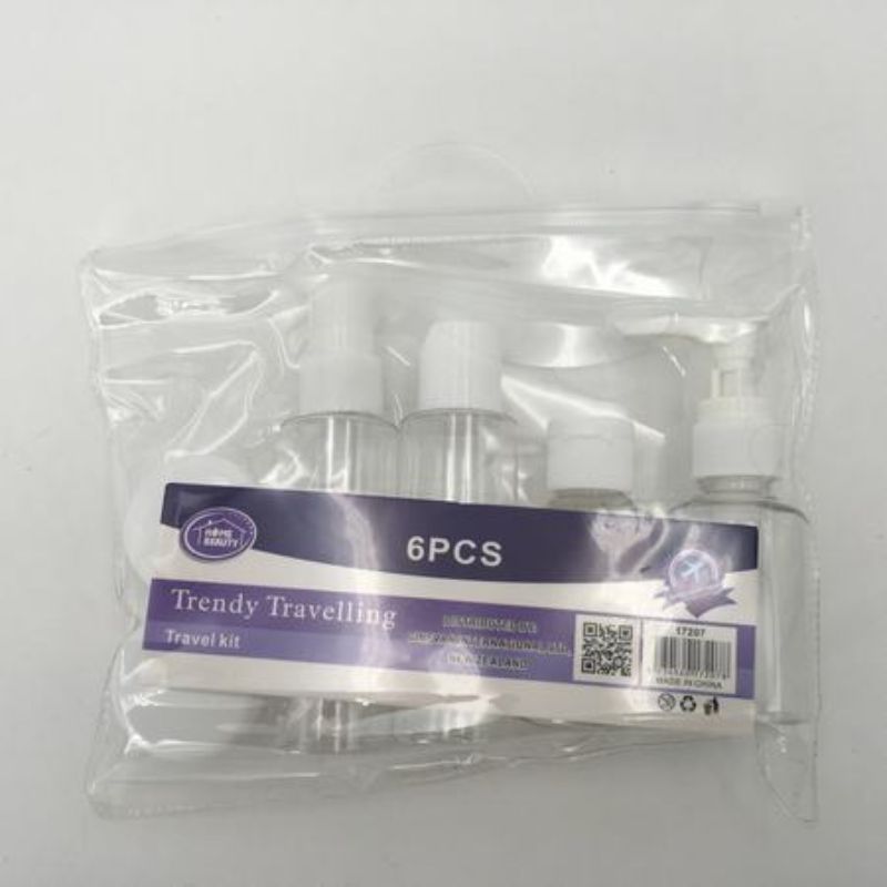 Traveling Bottle 6pcs Set - 65ml (12 Sets)