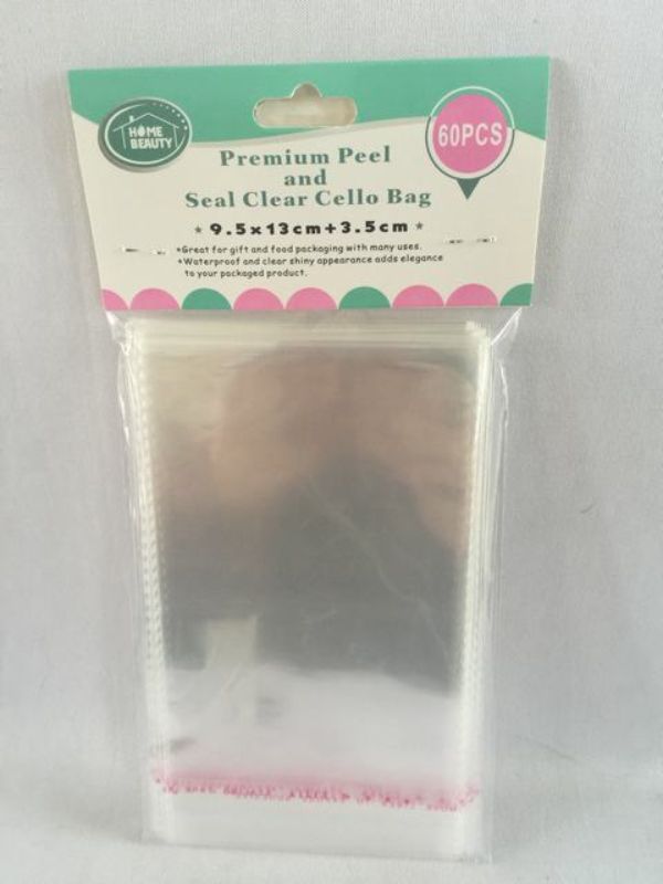 Seal Cello Bags - Clear 9.5 x 13cm (720pcs)