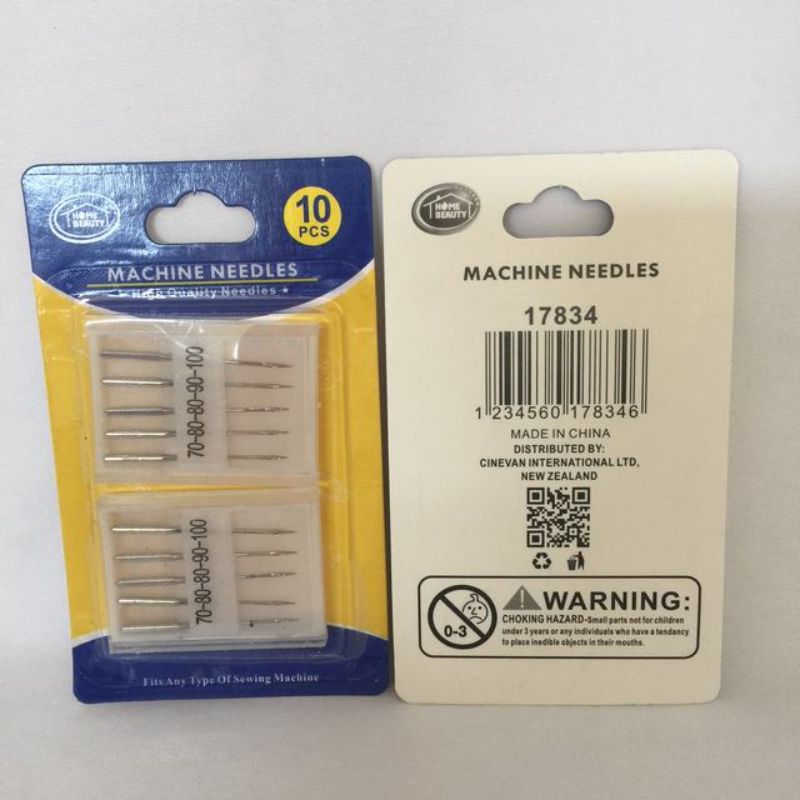 Sewing Machine Needles (12 Sets)