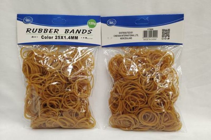 Rubber Band - 25 x 1.4MM/120g (12 Packs)