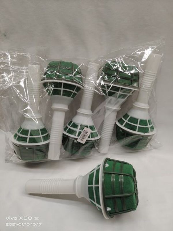 Flower Stand - Green/White (Set of 12)