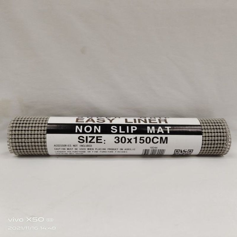 Non Slip Mats - Grey 30 x 150cm (Set of 12)