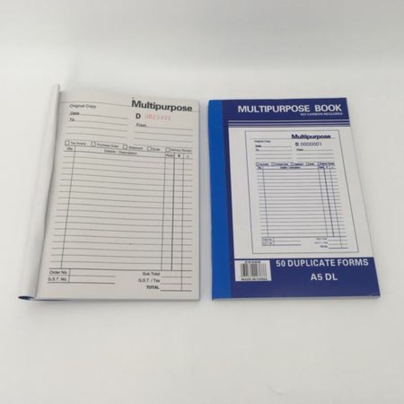 Invoice Book - Multipurpose (Pack of 10)