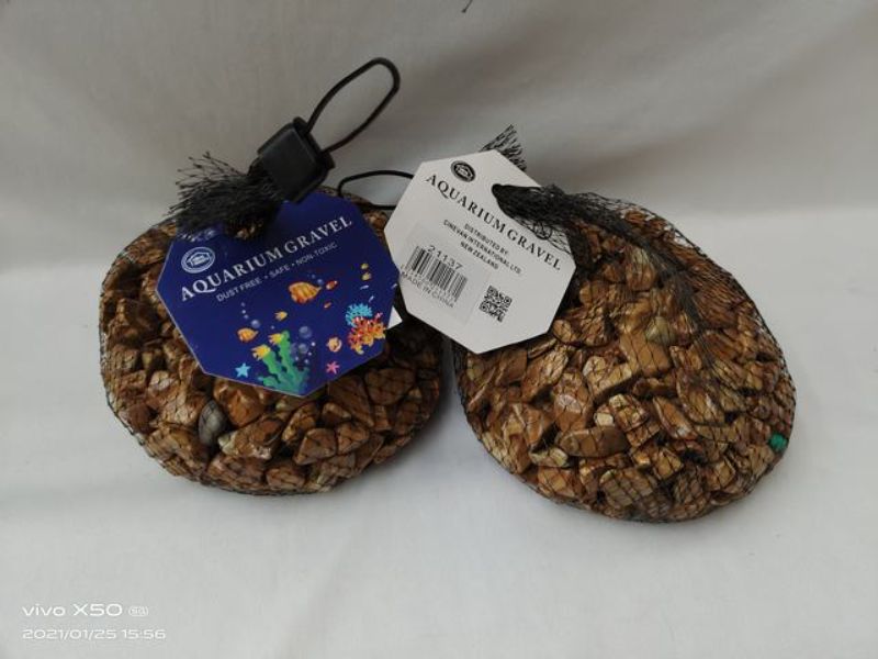 Aquarium Stones - Wood 700g (12 Packs)