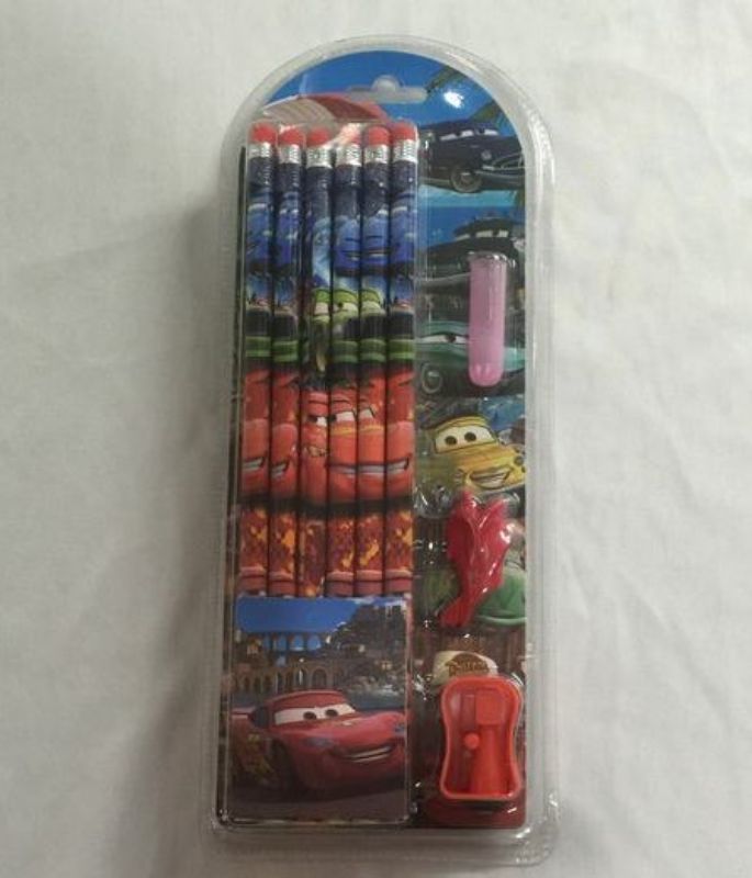 Pencil Pack - Cars 12pc Pack (12 Packs)
