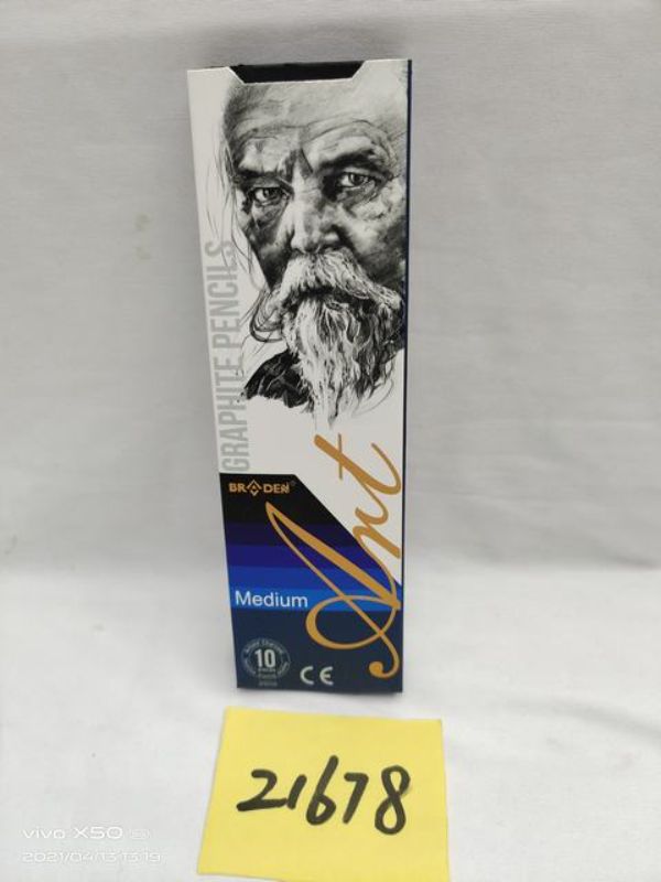 Graphite Pencils - Medium 10pc Pack (12 Packs)