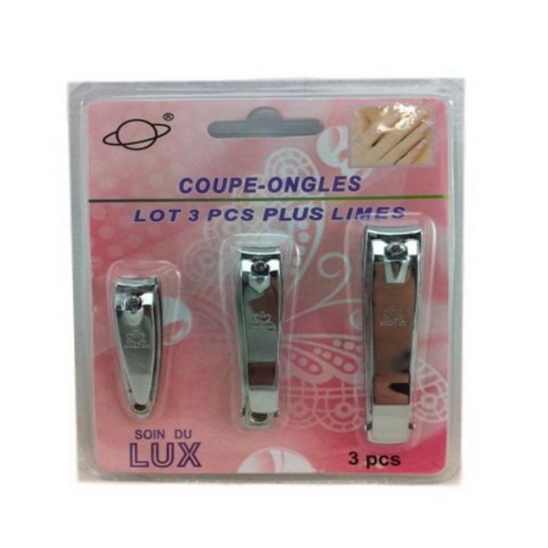 Nail Clip Set - 3pcs (12 Packs)