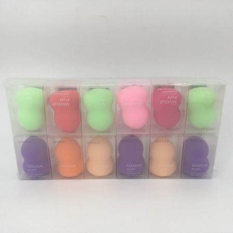 Face Powder Puff - Assorted 1 (Set of 12)