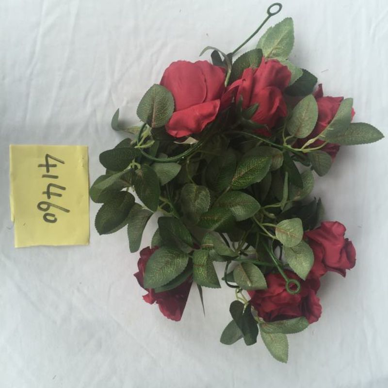 Artificial Flowers - Scarlet (Set of 12)