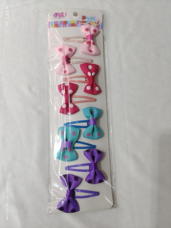 Hair Clip - Bow 7 (6 Packs)