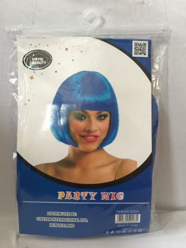 Party Wig - Bob Cut Navy (Set of 5)