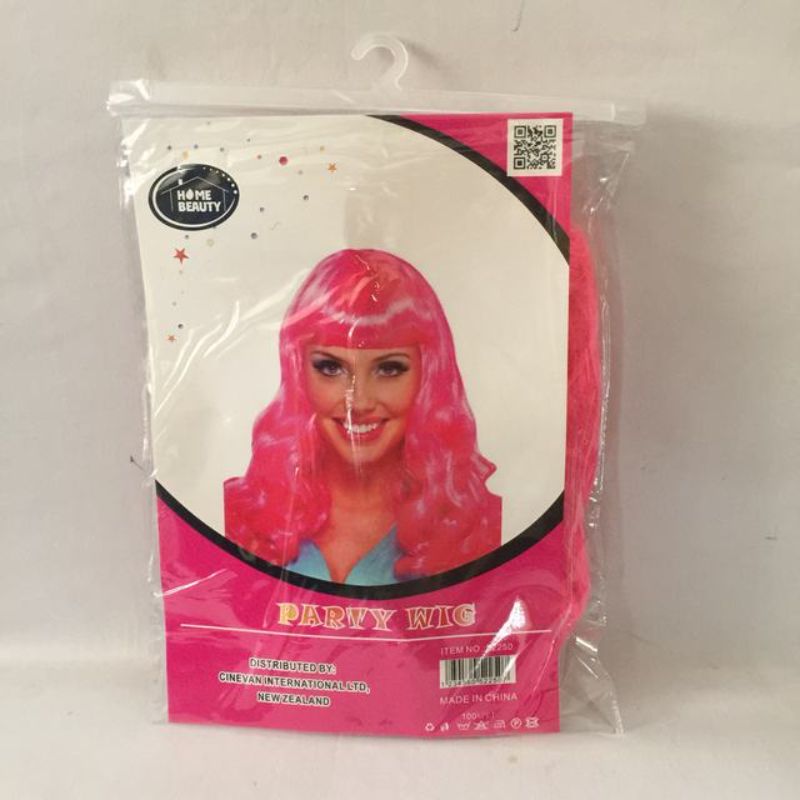 Party Wig - Long Curl Rose (Set of 5)