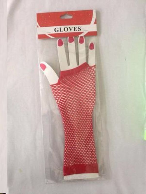 Party Glove - Long Red (Set of 12)
