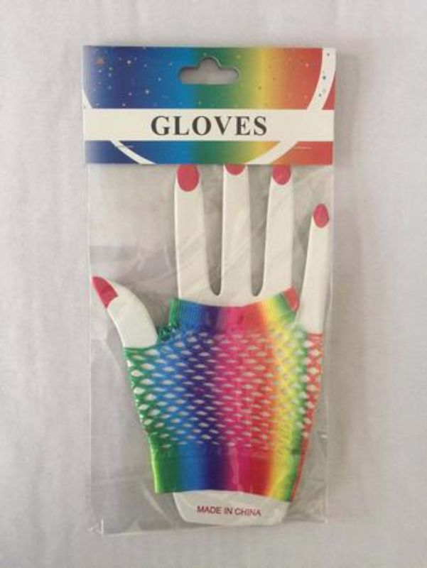 Party Glove - Short Rainbow (Set of 12)