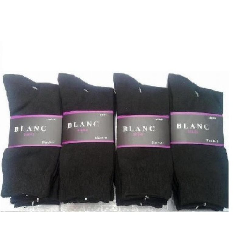 Socks - Black 9-11 (12 pairs)