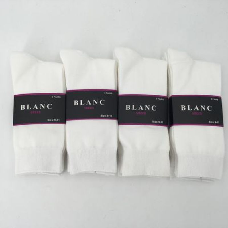 Socks - White 9-11 (12 pairs)