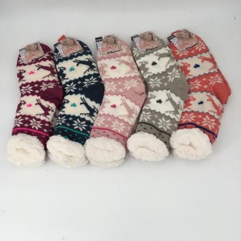 Socks - girl's Winter (Set of 12 Asstd Pairs)