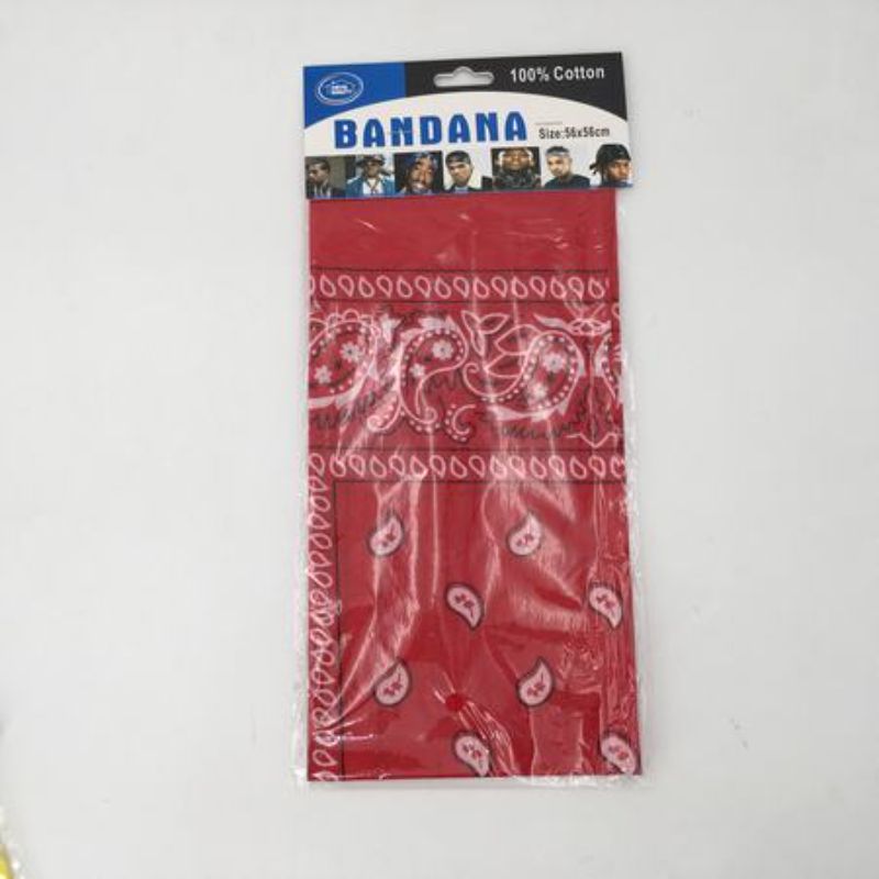 Bandana - 56 x 56cm Red (Set of 12)
