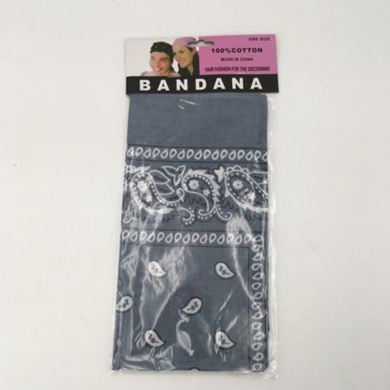 Bandana - 56 x 56cm Light Gray (Set of 12)