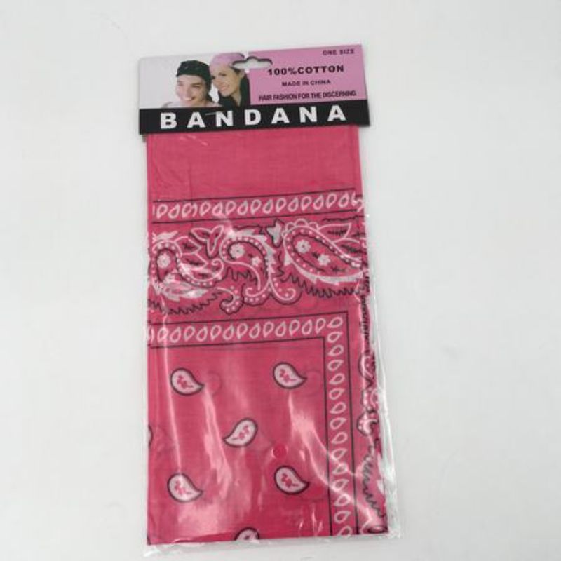 Bandana - 56 x 56cm Rose (Set of 12)