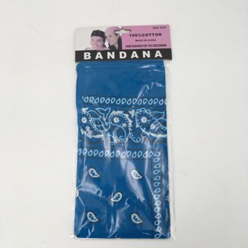Bandana - 56 x 56cm Bright Blue (Set of 12)