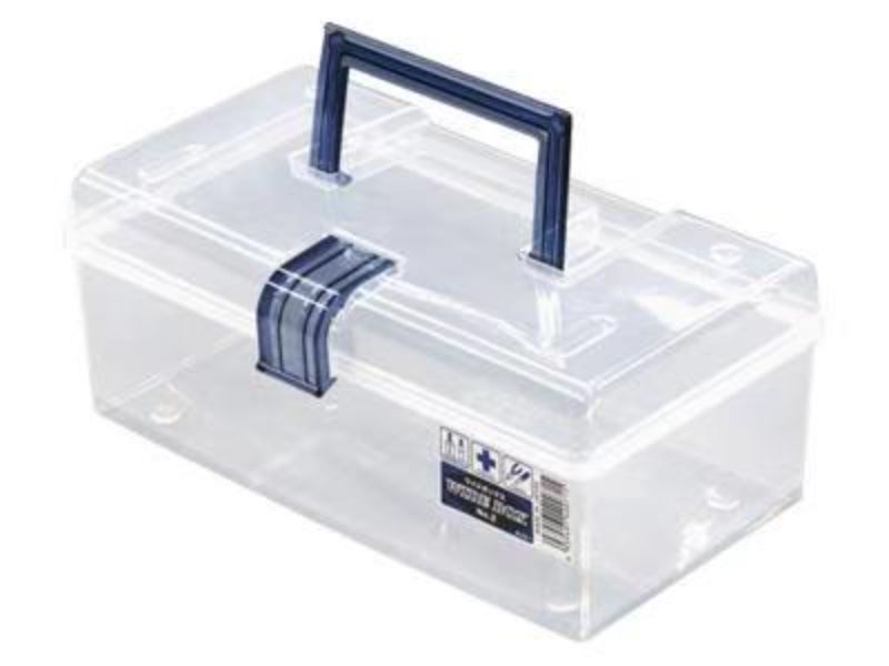 Wide Box - No.2 Navy/Clear (Set of 10)