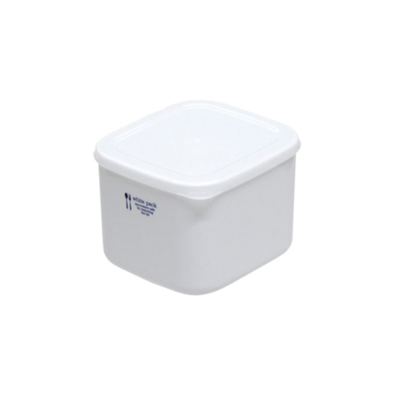 Container Pack - Plastic White 12.8cm/1000ml (Set of 10)