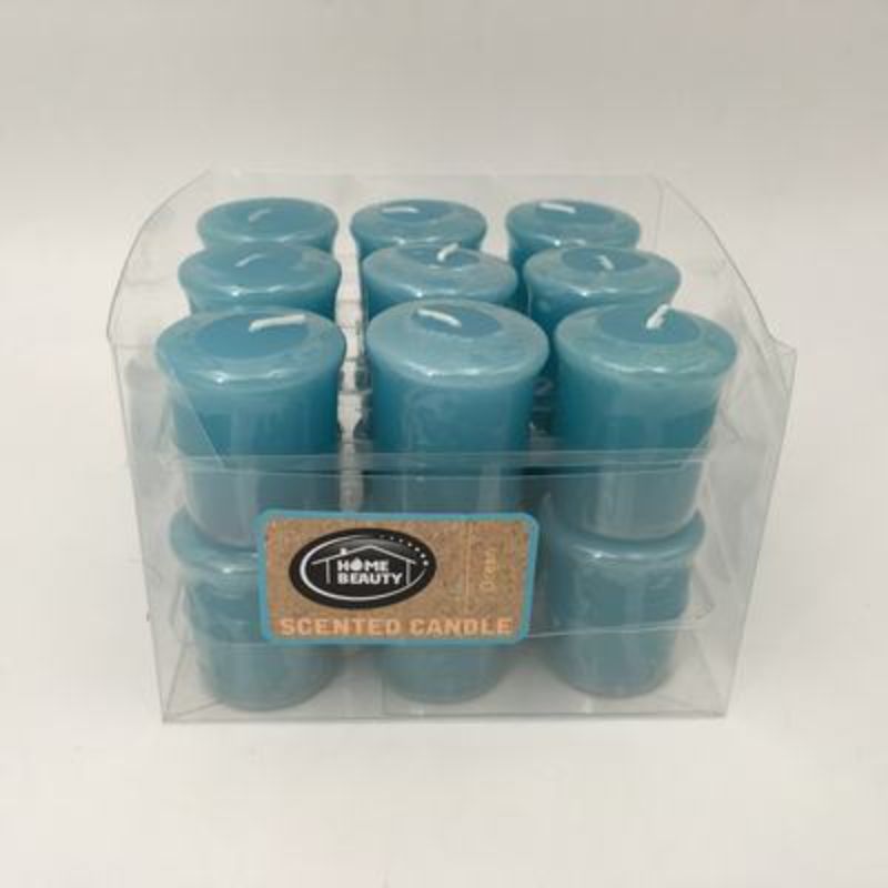 Votive Candle - Blue Ocean (Set of 18)