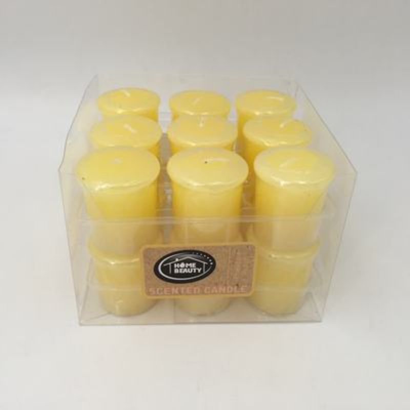 Votive Candle - Yellow Pineapple Punch (Set of 18)