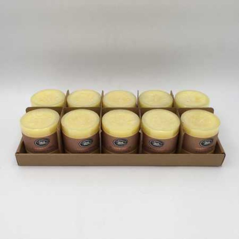 Scented Candle - Rustic Yellow 7 x 7.5cm (Set of 10)