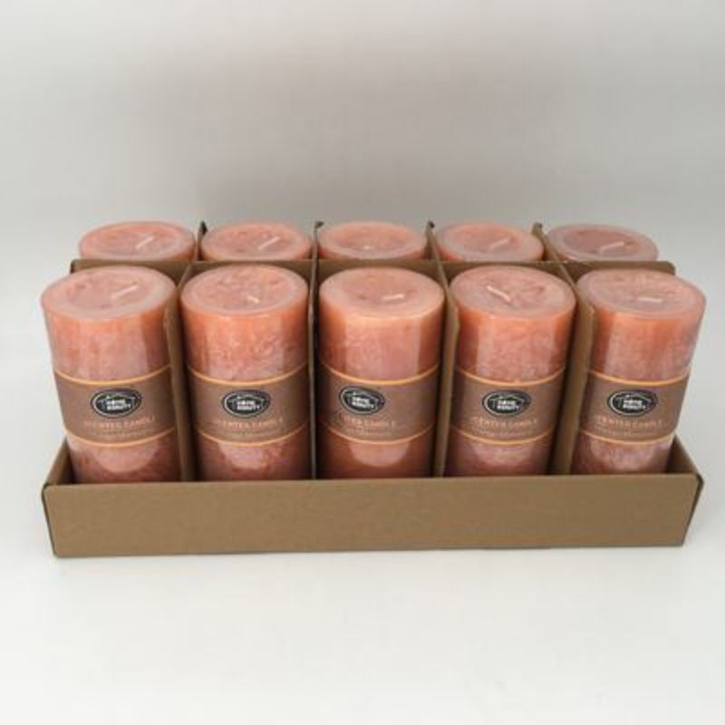 Scented Candle - Rustic Apricot 7 x 15cm (Set of 10)
