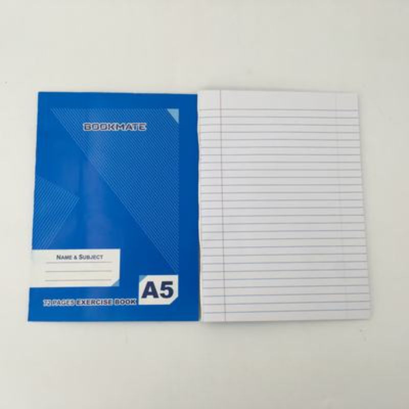 Exercise Book - A5 7mm Ruled with Red (Set of 10)